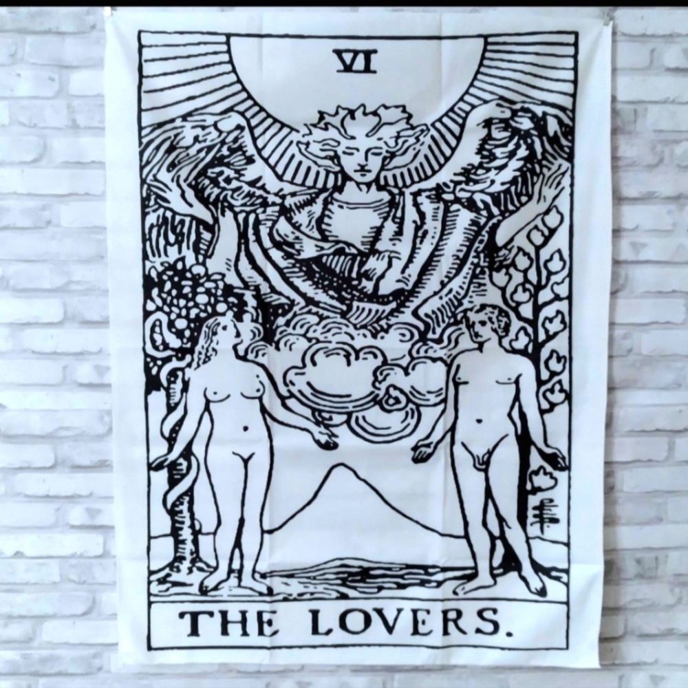 The Lovers Wall Tapestry Rider Waite